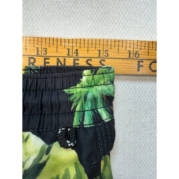 Spicy Tuna Mens Swim Trunks Swimwear Size S Black Tropical Beach Summer Casual - Picture 8 of 13